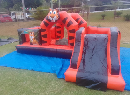 Tobogã Tigrão inflável infantil